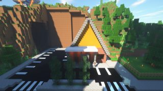 image of Easy to build market with center by Daksuuuu Minecraft litematic